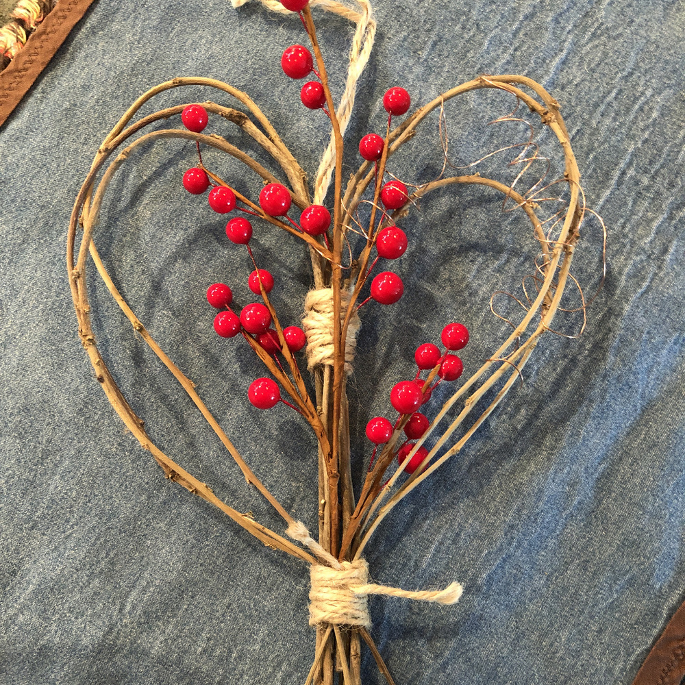 Large twig heart